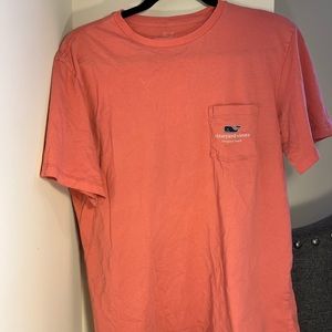 Salmon Vineyard Vines Newport Beach Short Sleeve Shirt Small